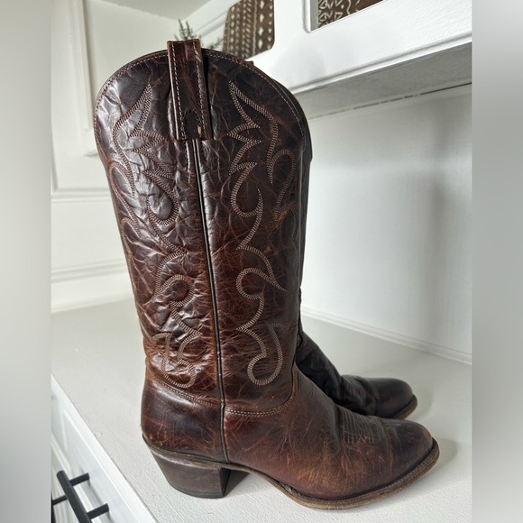 J. Chisholm Drover Series Women’s Embroidered Western Boots Size 9 – Made in USA - Picture 5 of 9